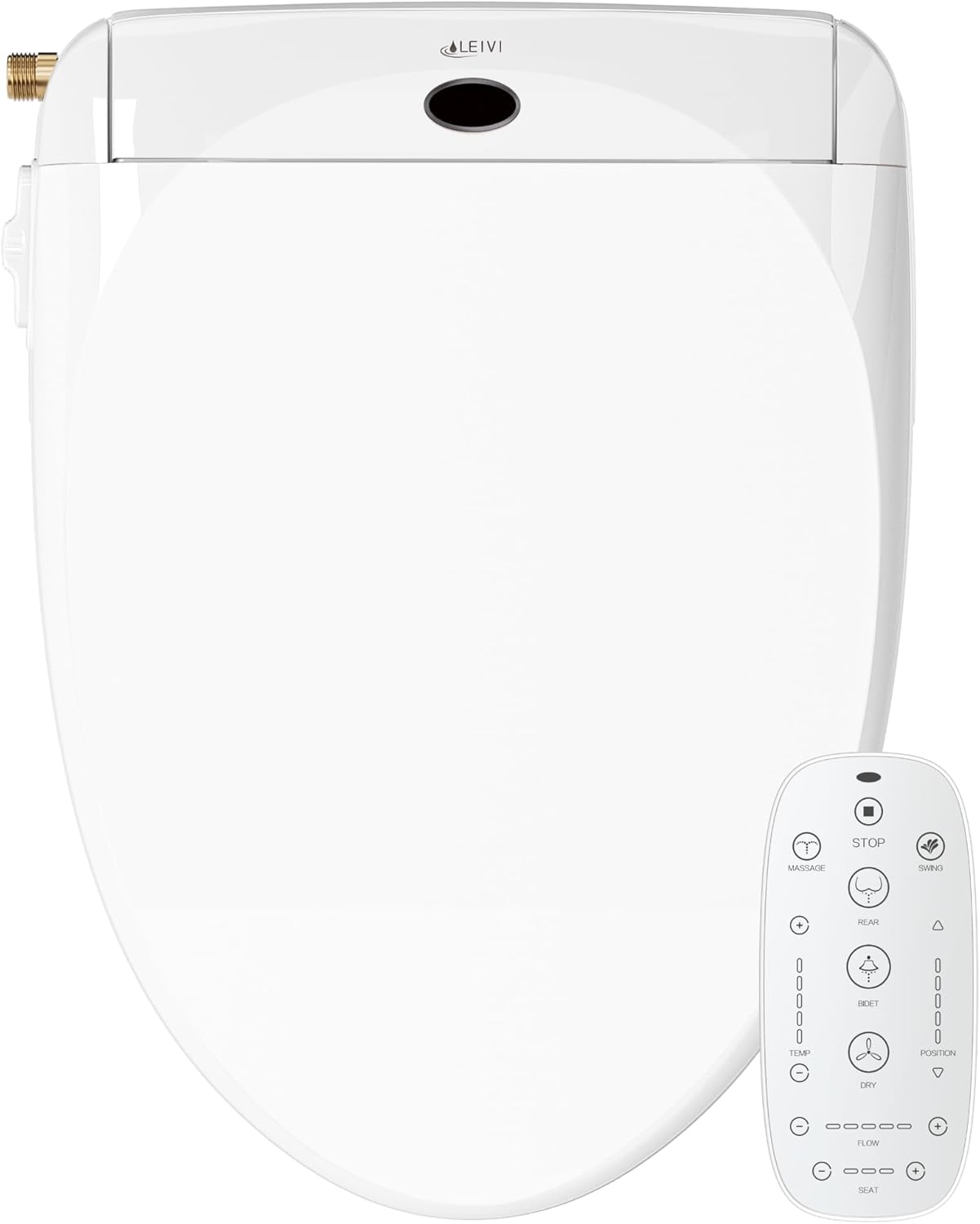 B0B1B4ZWY4 - LEIVI Electric Bidet Smart Toilet Seat with Dual Control Mode,