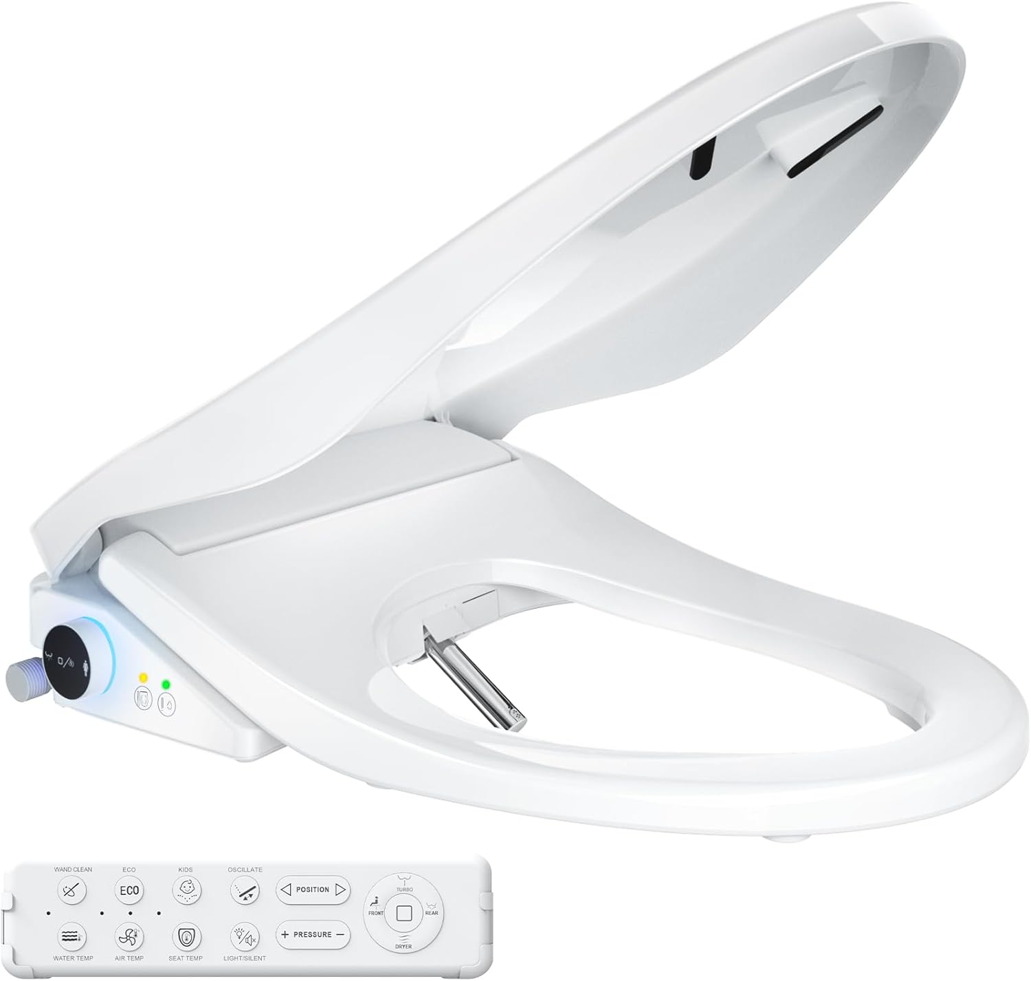 B0CTQDWLQ2 - Electric Bidet Toilet Seat, Heated Toilet Seat Elongated with Instant