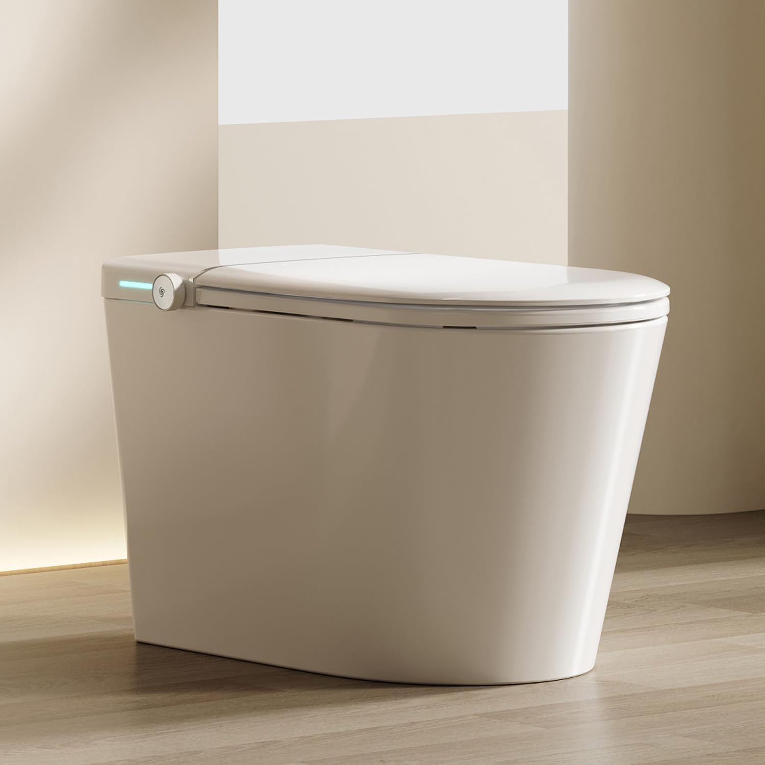 B0DHCTT4H7 - Smart Toilet, One Piece Toilet for Bathrooms, Modern Electric Tankless