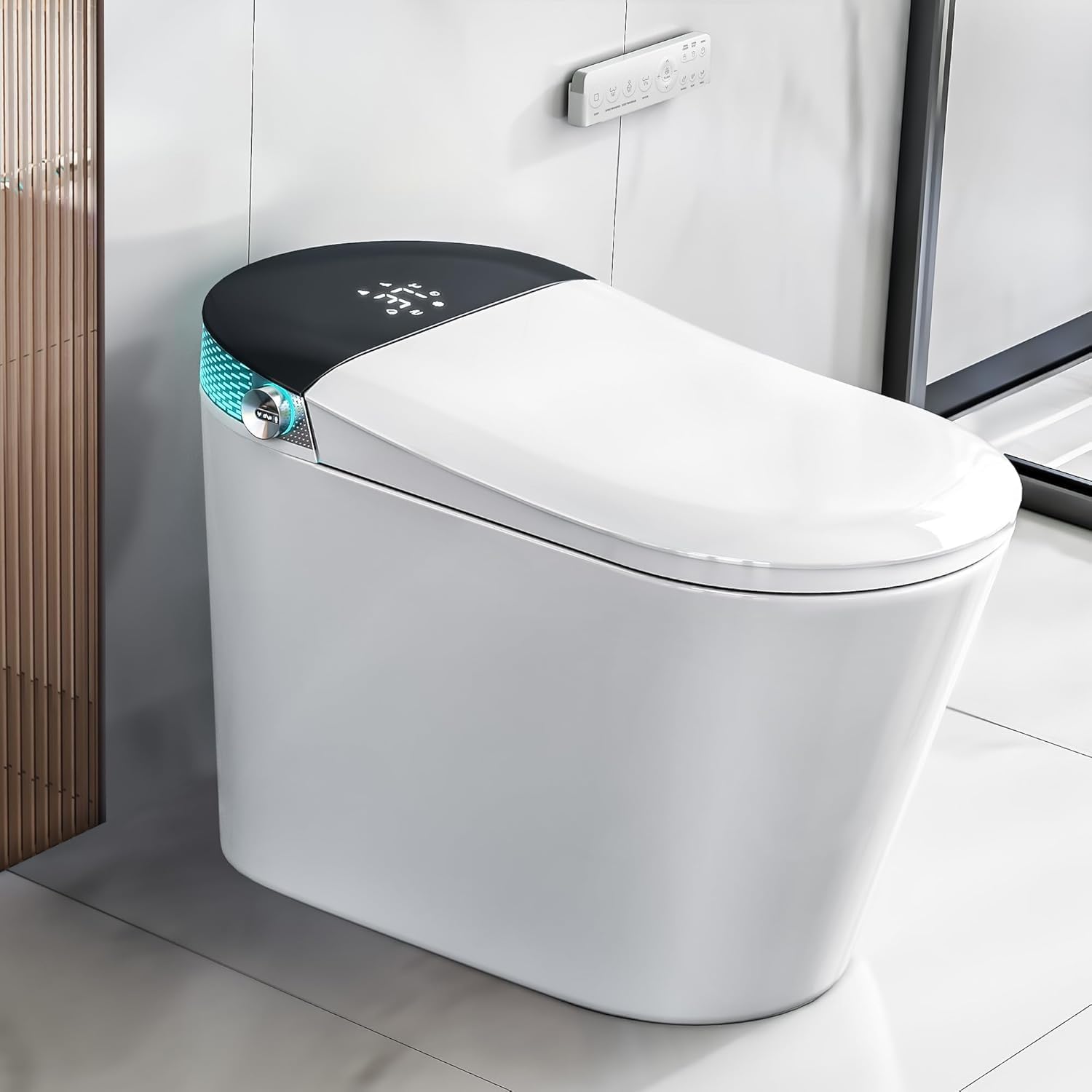 B0DNT67D44 - Smart Toilet with Build-in Bidet Seat, Tankless Toilet with Auto-Opening
