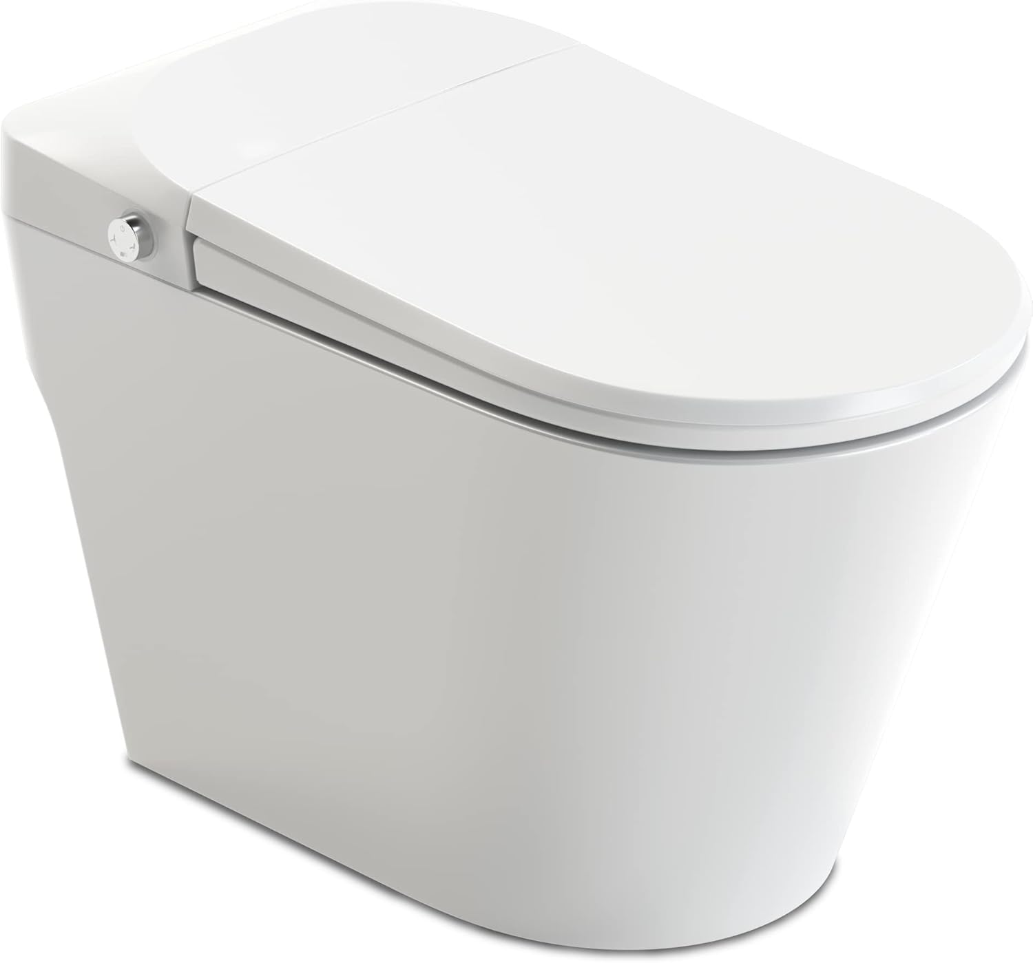 B09KNV2MGJ - ANZZI ENVO Echo Elongated Smart Toilet Bidet in White with