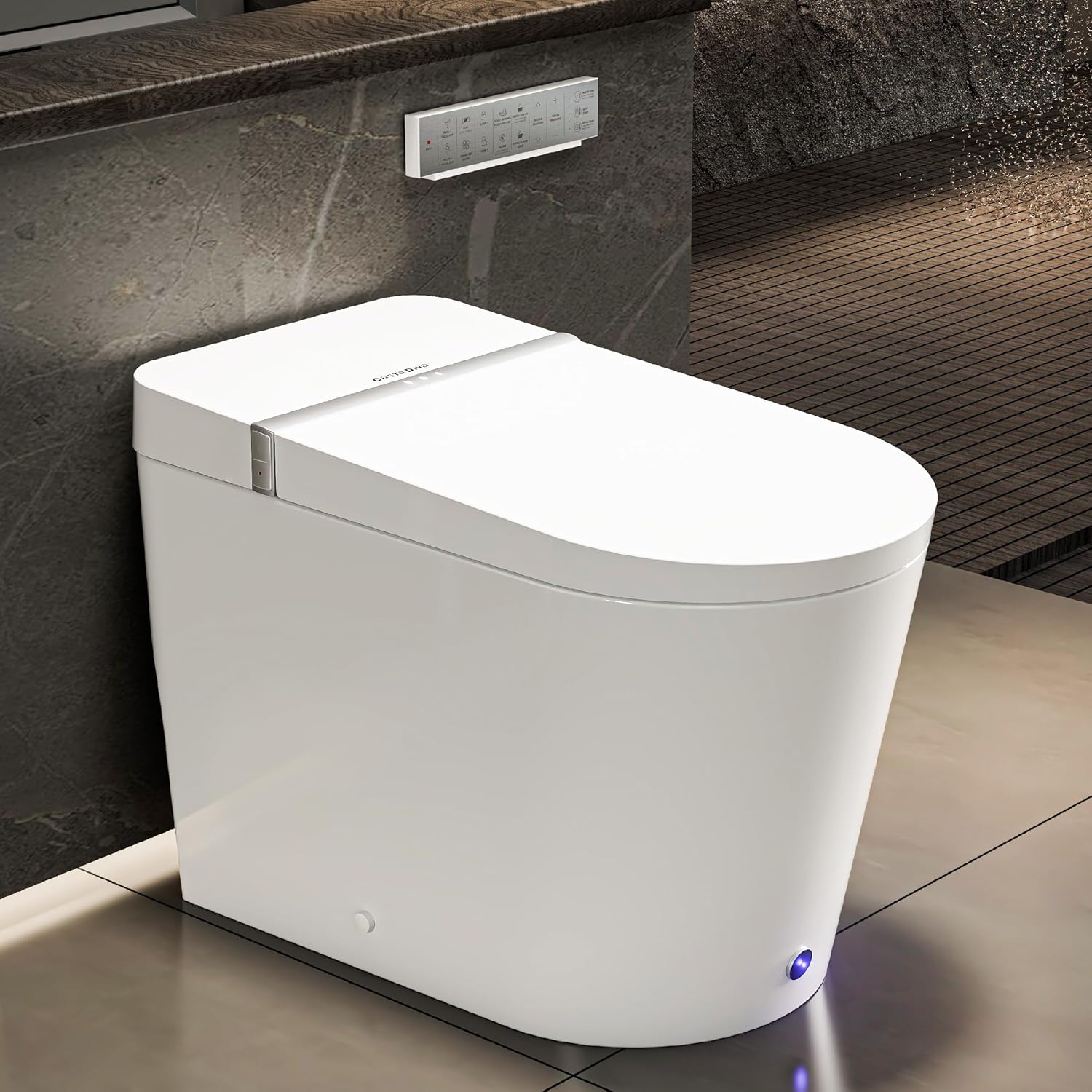B0BRSG2TMS - Casta Diva Smart Toilet, Wider Bidet with Heated Seat, Auto