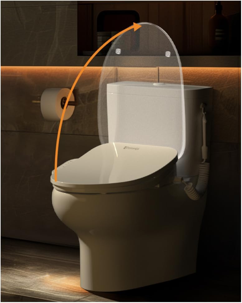 B0CQ4QK5MZ - DC01 iCleaningo bidet auto open and close,Bidet Attachment For Toilet