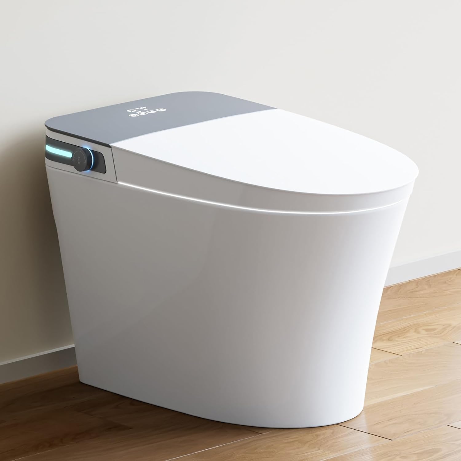 B0D53VS3R9 - HOROW Bidet Toilet 10" Rough-in, Smart Toilet with Auto Open/Close