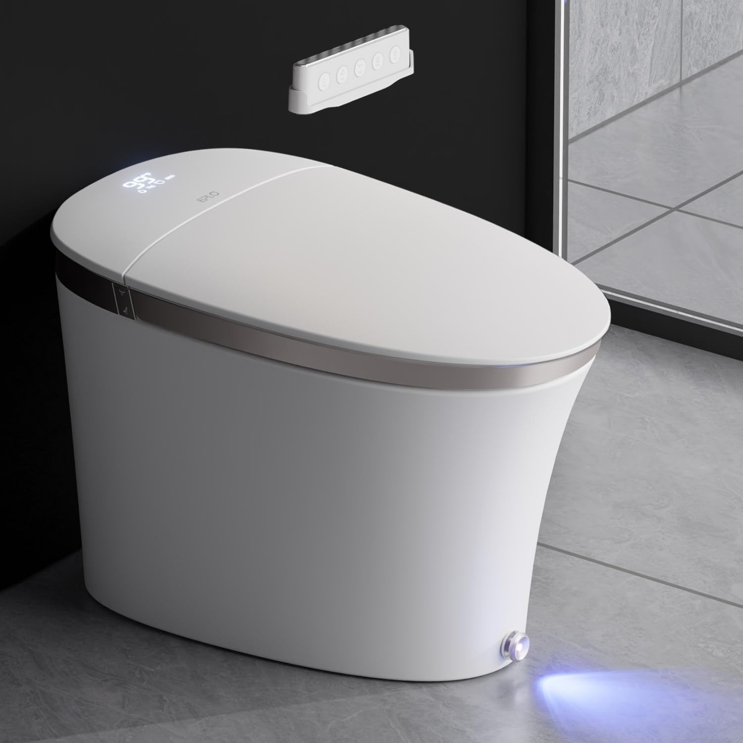 B0D6LT3BD9 - EPLO iX7 Luxury Smart Toilet with Auto Open/Close, Heated Seat,