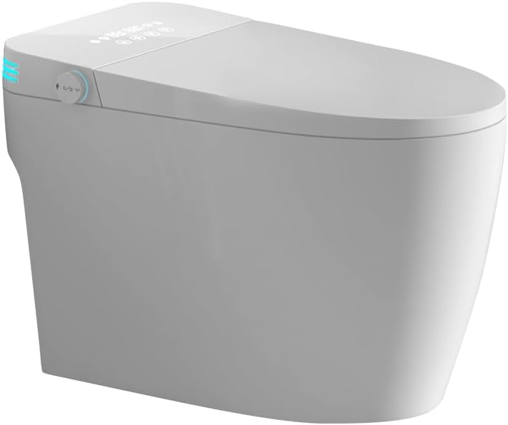 B0DK14FBS6 - Smart toilet with bidet built in One-piece Bidet Toilet Seat,Foot