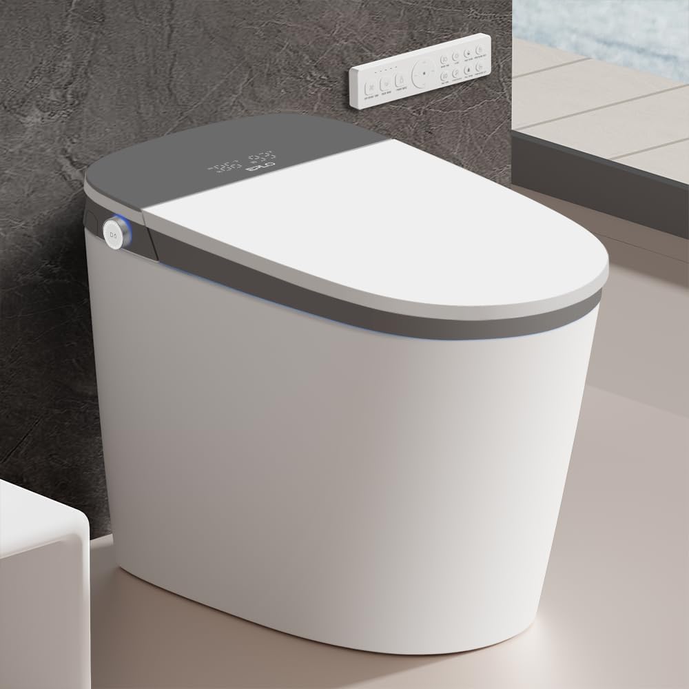 B0DNHYVZGR - EPLO Smart Bidet Toilet with Auto Open Close,1000 Gram MaP