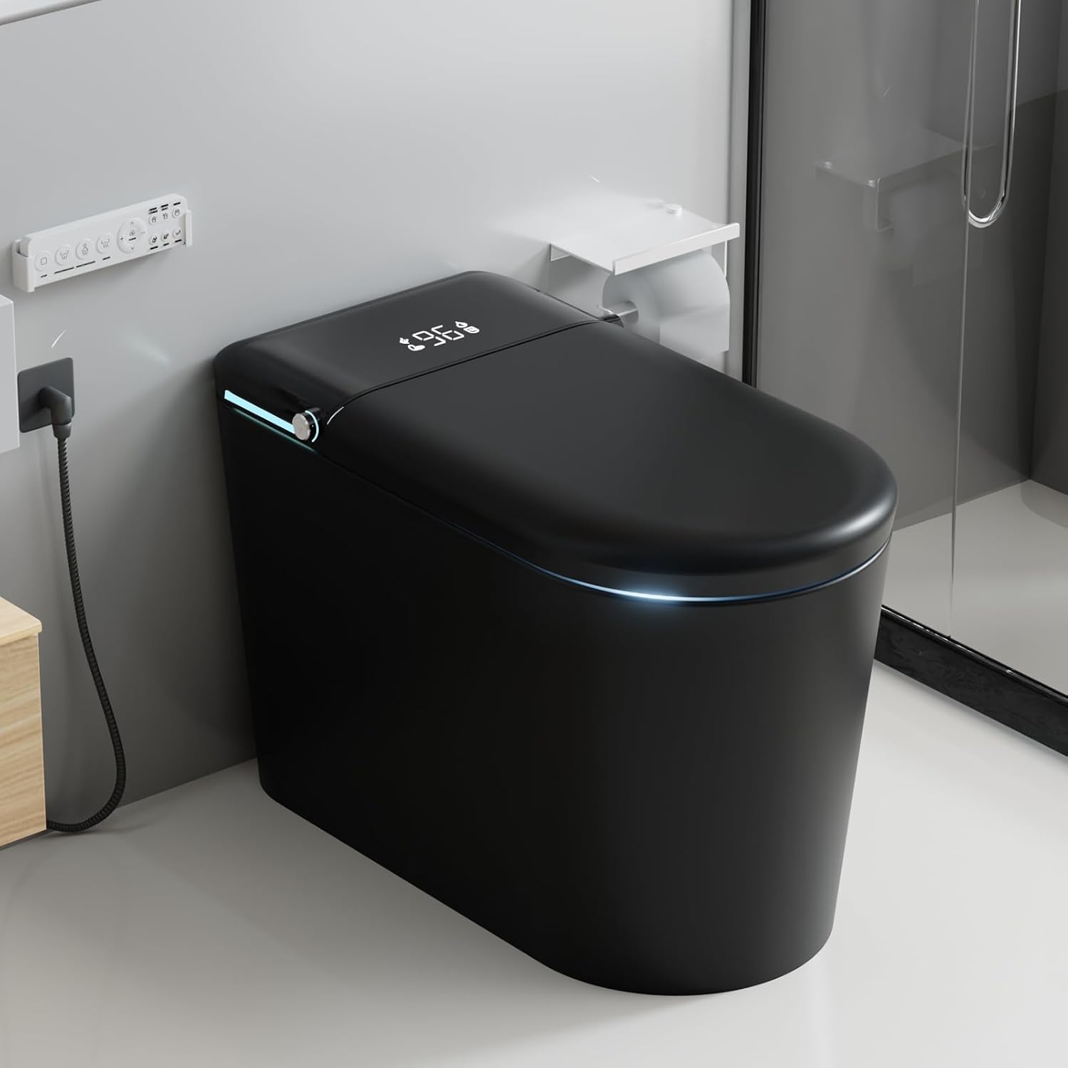 B0DPWMJMGF - Smart Toilet with Bidet Built in, Auto Open & Close,