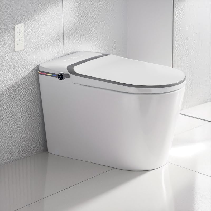 B0DRM2GFDF - Smart Toilet,One-Piece Toilets with Bidet Built in,Bidet Toilet for Bathroom