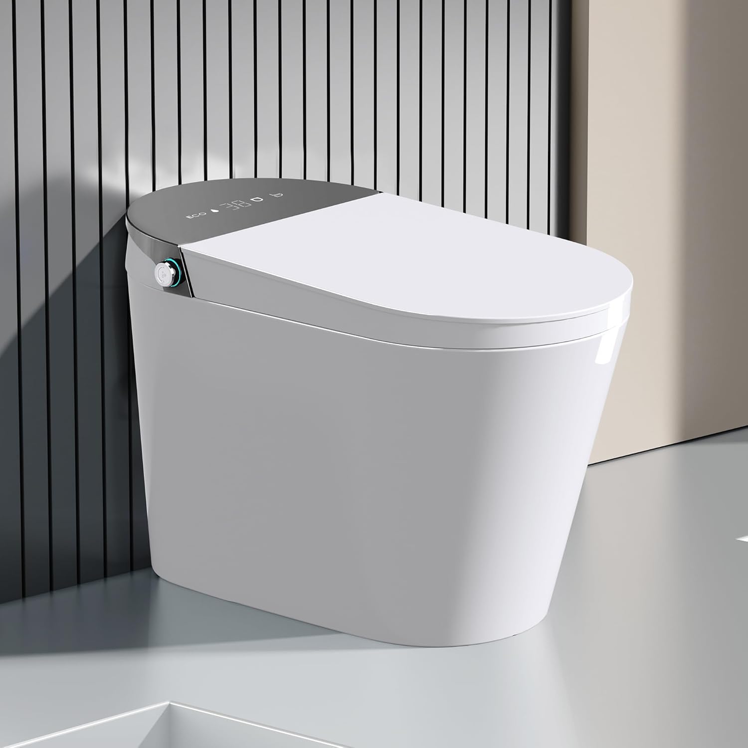 B0DT6C4SZG - Smart Toilet, One Piece Bidet Toilet for Bathrooms, Toilet with