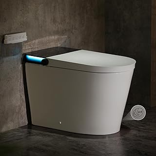 Casta Diva Smart Toilet with Bidet Built in, Auto Open Close, Foot Sensor, 1000 MaP - B0F7X9V6TG